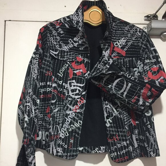 VINTAGE CINNAMON SEA COLLECTION PRINT JACKETS SIZE 10 - Picture 6 of 8